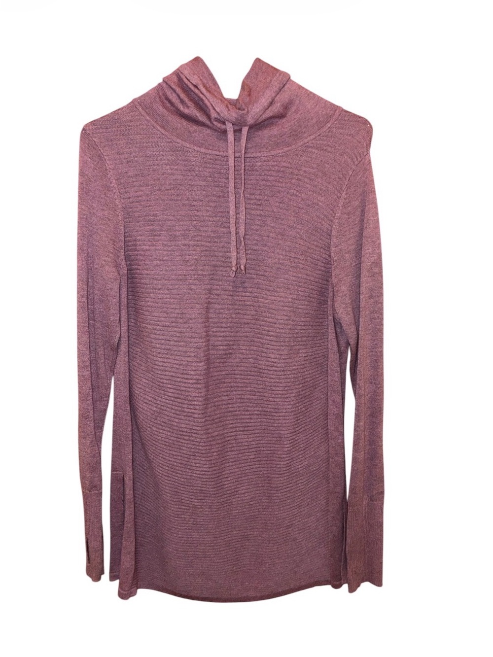 Artisan Cowl Neck Long Sleeve Women's Sweater Dusty Rose M